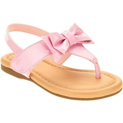 Healthtex Patent Bow Pink Sandal Toddler Girls Various Sizes NWT - Image 1 of 4