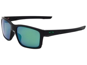 Oakley Mainlink Polarized Sunglasses OO9264-3457 Matte Black/Prizm Jade - Picture 1 of 1