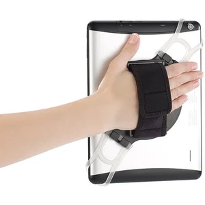 Callstel 2in1-Tablet-Halterung mit Handschlaufe & Ständer für Tablets 7 - 11,9" - Bild 1 von 7