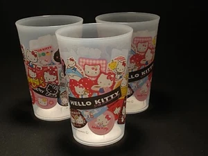 Sanrio Hello Kitty 50th Anniversary Becher Plastikbecher 3er Set 450ml - Bild 1 von 11