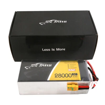 Batería Tattu NMC 28000mAh 22.2V 5C 6S Lipo XT90S para drones pequeños y medianos EE. UU. Foto 1 de 4