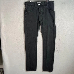 Pantalones de mezclilla Tryskind Berlin para hombre talla 31 negros de pierna recta 100 % algodón - Imagen 1 de 15