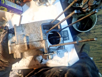 1975 Honda XR 75 Left/Right Engine/Motor Cases Crankcases - Image 1 of 4