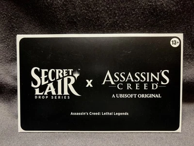 Magic Secret Lair x Assassin’s Creed Lethal Legends, NON-Foil (New, Sealed) mtg - Immagine 1 di 2