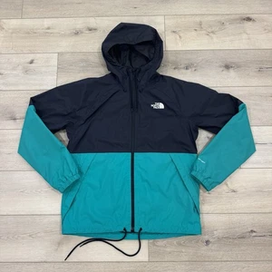 The North Face Regenjacke Herren Medium schwarz türkis Antora wasserdicht Shell Hoodie - Bild 1 von 14