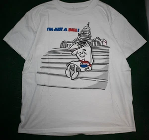 RARE VTG 1995 Schoolhouse Rock I'm Just a Bill Graphic 2 Sided Size XL - Bild 1 von 9