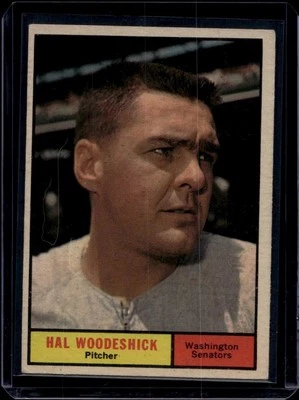 1961 Topps Set Break #397 Hal Woodshick, Vg - Image 1 of 2