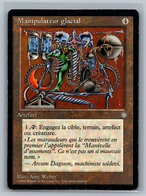 Magic The Gathering FRENCH Ice Age Icy Manipulator MTG TCG CCG - Image 1 of 2