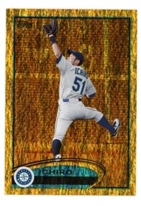 Ichiro Suzuki 2012 Topps Gold Sparkle Parallel #537 HOF Seattle Mariners - Picture 1 of 2