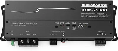 Audio Control ACM-2.300 300W RMS ACM Series 2 ohm Stable 2-Channel Class-D Ampli - Image 1 of 4