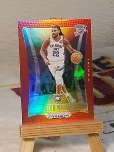 2023-24 Cason Wallace Rookie Deca Red Prizm SP/199 #146 RC OKC Thunder SHARP! - Foto 1 di 4