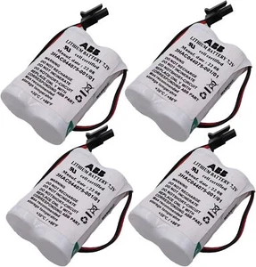 (4-Pcs) 3HAC044075-001/01 SMB PLC Battery for ABB Robot CPU / 3600mAh / 7.2V New - Picture 1 of 5