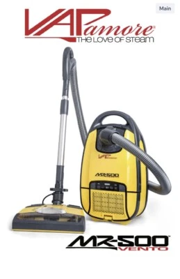 Vapamore MR-500 Vento Canister Vacuum Cleaner, Professional Grade Multipurpose - Image 1 of 4