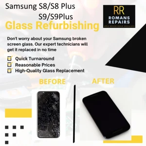 Samsung S8/S8 Plus/S9/S9 Plus Glas Ersatz Reparatur Service - Bild 1 von 9