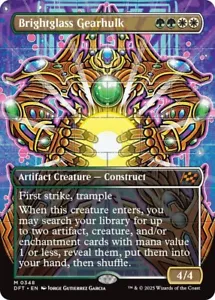 Brightglass Gearhulk (Borderless) (Non-Foil) Aetherdrift MTG - Bild 1 von 1