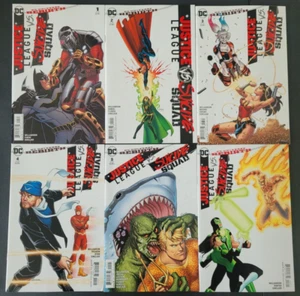 JUSTICE LEAGUE vs SUICIDE SQUAD #1-6 (2017) DC COMICS FULL SET VARIANT COVERS! - Picture 1 of 7