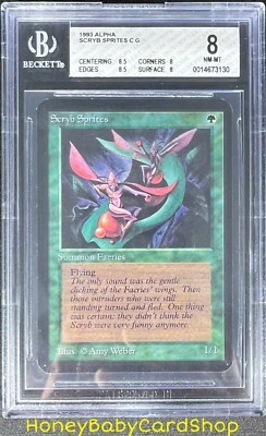 MTG Limited Edition Alpha 1993 Scryb Sprites BGS 8.0Q++ NM/MT Old School 93/94 - Image 1 of 4