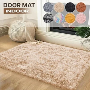 Non Slip Door Mats Indoor Washable Bedroom Kitchen Rugs Floor Mat Dirt Trappers - Picture 1 of 51