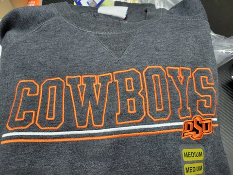 Champion Licensed Collegiate Wear: OK State U Cowboys  crew sweatshirt Cover