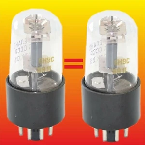6N9S MATCHED PAIR TRIODE TESTED TUBE NOS = 6N2P 6SL7 6SU7 ECC35 - Afbeelding 1 van 4