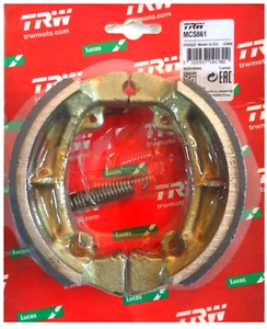 Zapatas de freno traseras Kawasaki KL 250 1980-83 TRW-Lucas brake shoe con muelle MCS861 - Imagen 1 de 1