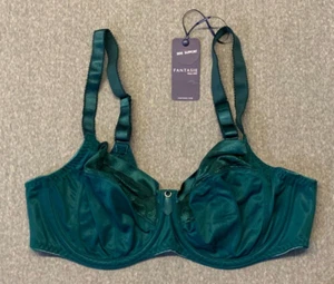 Sujetador con aros Fantasie Illusion para mujer talla 36DD verde esmeralda soporte lateral FL2982 - Imagen 1 de 16
