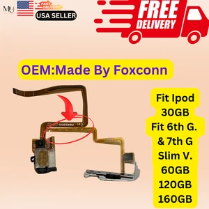 Original Audio Jack Flex Ribbon for iPod Classic 30GB 60GB 80GB 120GB 160GB slim - Picture 1 of 4