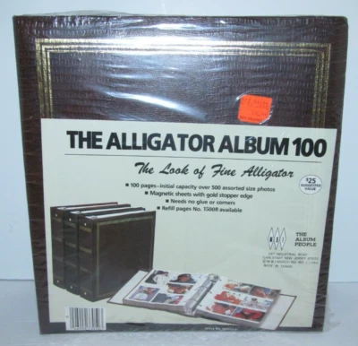 Álbum de fotos The Alligator 100 nuevo sellado The Look of Fine Alligator Style 3050 Foto 1 de 4