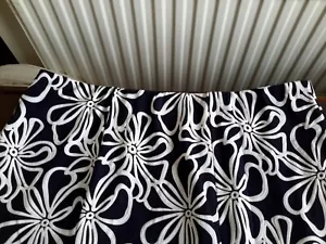 LADIES "RENAISSTANCE" BLACK & WHITE PATTERED ELASTICATED WAIST SKIRT SIZE 16 - Picture 1 of 5