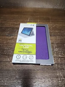 M-Edge Folio Plus Universal Book Purple for Tablet 7" 8" - Picture 1 of 8