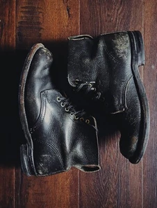 Vintage Pre 1940s Italian military Boots Sz 10 - Picture 1 of 11