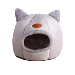 Winter Cat Dog Bed Soft Plush Mat Comfort Sleep Warm Basket Pet Kannel House - Picture 1 of 12