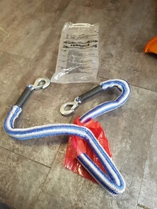 CAVO DA RIMORCHIO GANCIO CORDA fino A 4MT FUNE FORZA TRAINO AUTO 2800KG NYLON - Foto 1 di 6