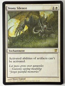 MTG - Stony Silence - Innistrad - 36 - Regular - English - NM - Picture 1 of 2
