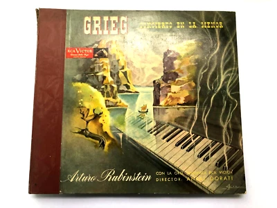 Grieg - Piano Concerto In A Minor Op.16 - RCA Victor - 78 RPM - 12" - 3 Records! - Image 1 of 4