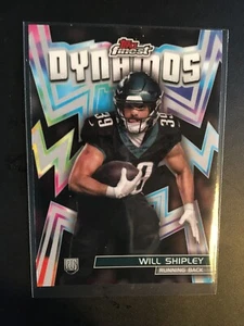 2024 TOPPS FINEST FOOTBALL  DYN-7 DYNAMOS WILL SHIPLEY EAGLES - Picture 1 of 2