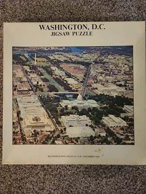 Vintage Washington DC Jigsaw Puzzle 500 Pieces Gameophiles 16” x 20” 1975 - Image 1 of 4