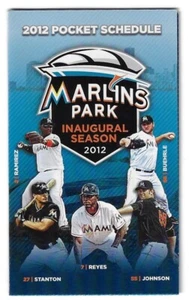 ¡Calendario de béisbol de los Florida Marlins MLB 2012!¡!! Miccosukee Resort & Gaming - Imagen 1 de 1