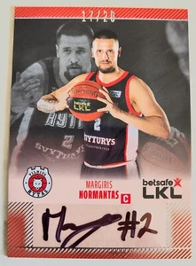2023-24 H&C LKL Autogramm Rytas Vilnius #RYT-A02 Margiris Normantas 17/20 - Bild 1 von 2