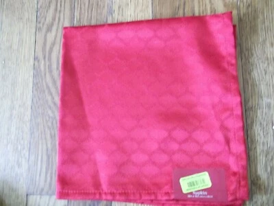 Red Lenox Tablecloth And Matching Napkins New With Tags Your Choice - Image 1 of 4