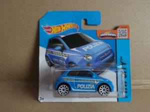 Hot Wheels 2013 Fiat 500 Polizia Treasure Hunt. - Picture 1 of 3