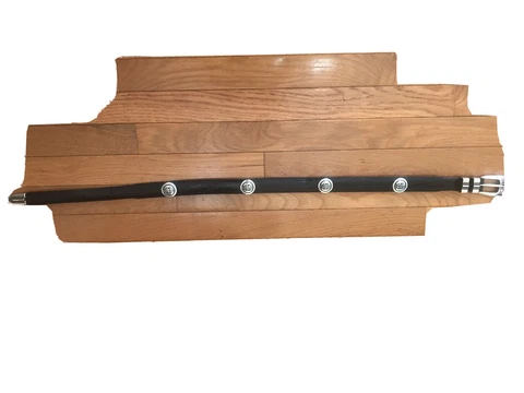 SOUTH CAROLINA GAMECOCKS BLACK LEATHER  BELT SIZE 30 Cover