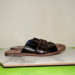 Mark Nason Rock Never Dies Slide Sandal Italy Leather Men 8 - Picture 1 of 14