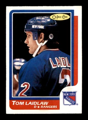 1986 O-Pee-Chee #147 Tom Laidlaw  NM/NM+ X3132720 - Image 1 of 3