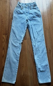 Jeans Vintage Western Ethics Talla Vaquera Rodeo Largo Tiro Alto Denim Talla 23x35 - Imagen 1 de 12
