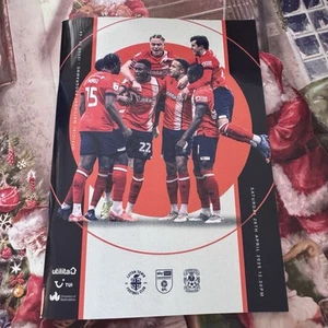 LUTON TOWN v COVENTRY 26/4/25 PROGRAMME 24/25 + **FREE GIFT** - Picture 1 of 3
