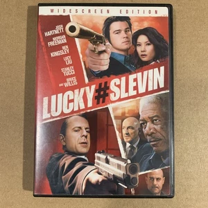 Lucky Number Slevin (DVD, 2006) Bruce Willis Lucy Liu Morgan Freeman Action - Imagen 1 de 5