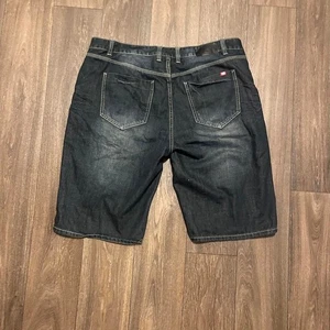 Y2K Ecko unltd black wash jorts - guter Zustand - Maße abgebildet - Bild 1 von 6