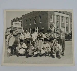 Springfield Tiger Tooters Band Minnesota Vintage 8 x 10" Fotografía Original - Imagen 1 de 8