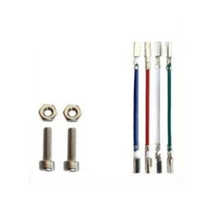 Jeu de câbles stylet pour tourne-disque 4 pièces avec installation facile et vis - Photo 1/8